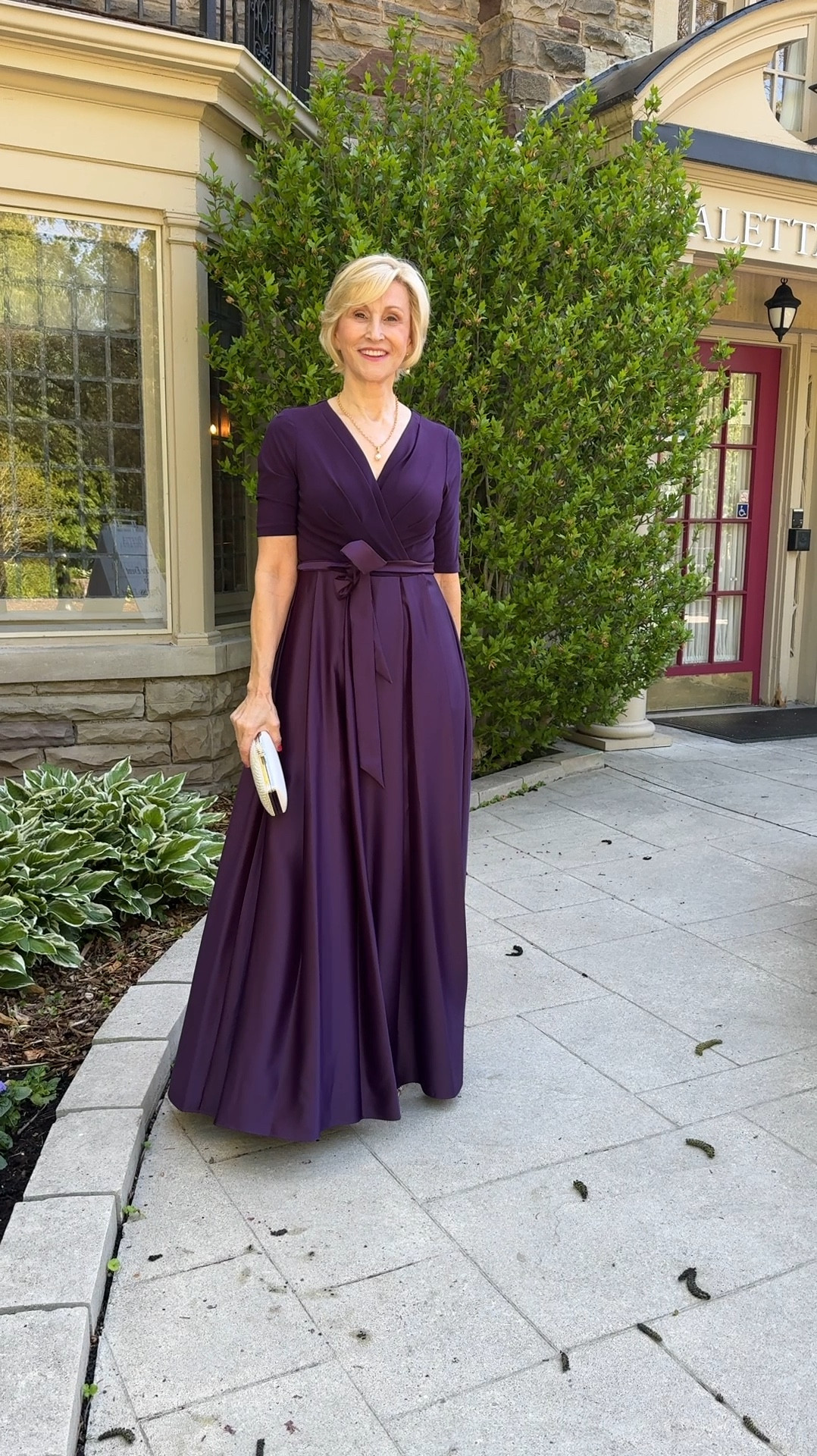 Here’s a gorgeous plum wrap dress from @alexevenings for a winery wedding. I love the stretchy jersey on top and silky satin on the bottom. 


#LTKVideo #LTKOver40 #LTKWedding