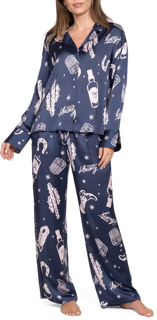 Print Satin Pajamas | Nordstrom Rack