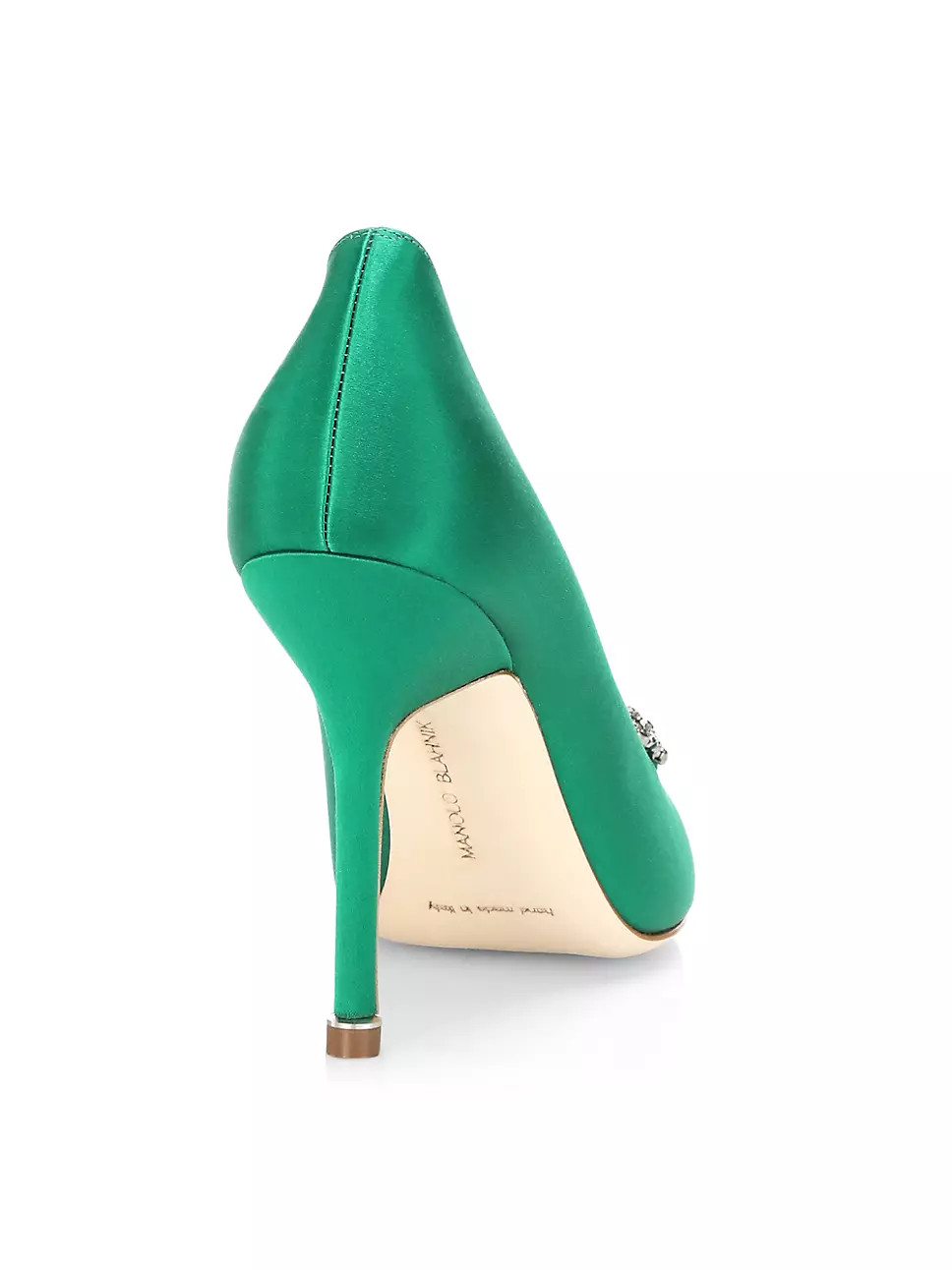 Hangisi 105MM Embellished Satin Pumps | Saks Fifth Avenue