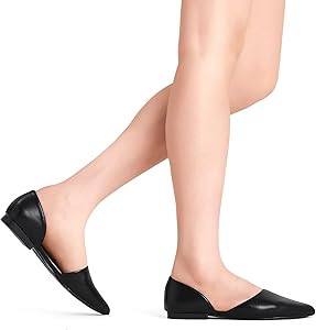 DREAM PAIRS Women's Elegant Dressy Flats Shoes Pointed Toe Casual Comfort Slip on Walking Flats f... | Amazon (US)