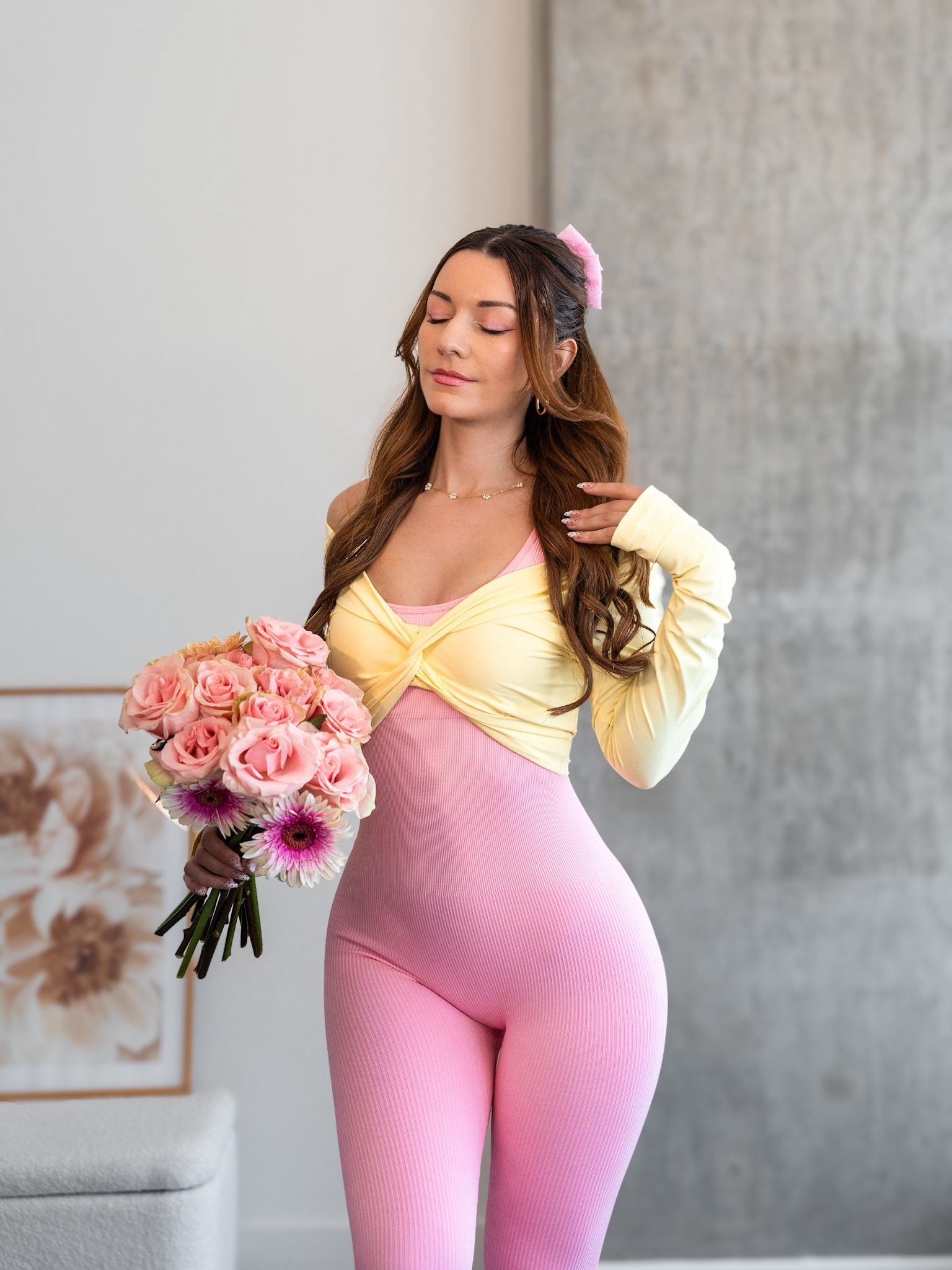 pink + yellow 🌸 amazon outfit idea for a spring season 

#LTKgrwm #LTKActive #LTKSpringSale