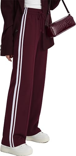 Safort Womens 28"/30"/32"/34" Track Pants Wide Leg Zipper Pockets Sweatpants Jogger Athletic Work... | Amazon (US)