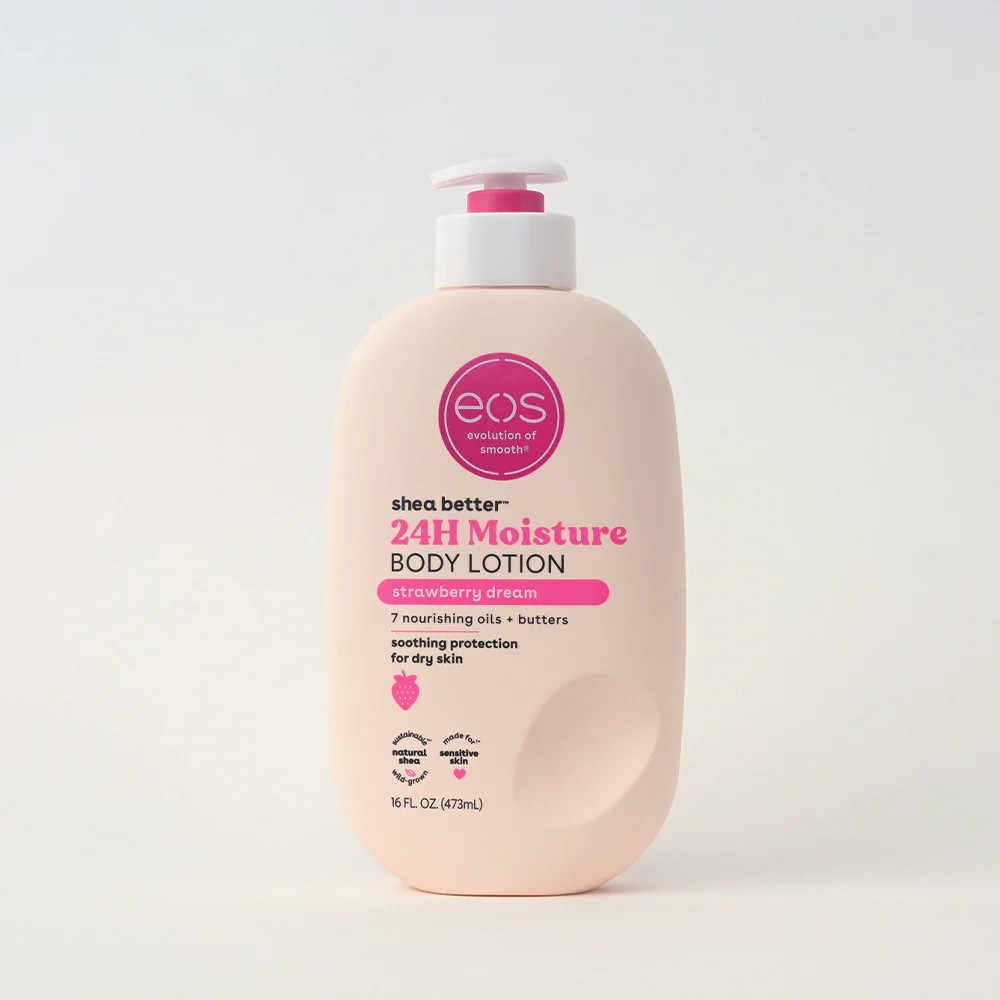Strawberry Lotion | Shea Better Strawberry Dream Body Lotion by eos | eos