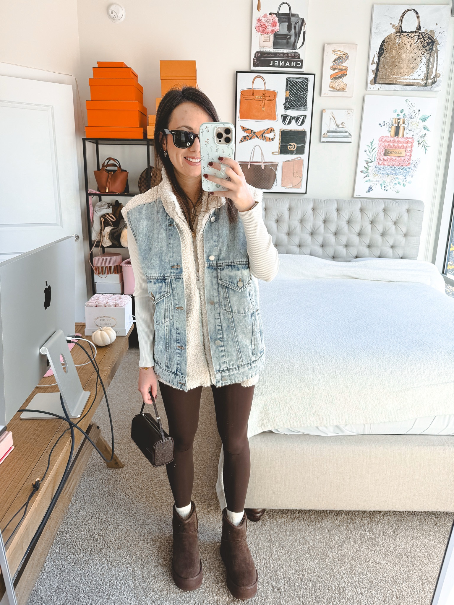 Blanknyc vest (xs), varley leggings (xs), Uggs 



#LTKSeasonal #LTKStyleTip #LTKFindsUnder100