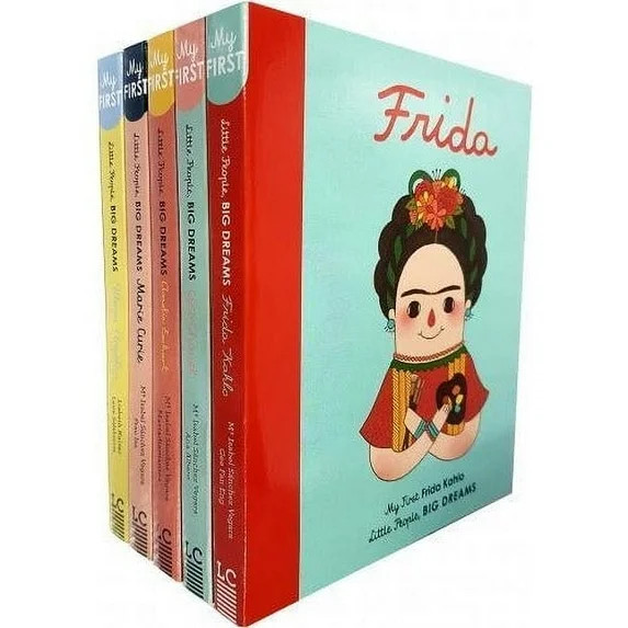 Little People, Big Dreams 5 Books Set Collection, Coco, Frida, Maya, Amelia, Marie | Walmart (US)