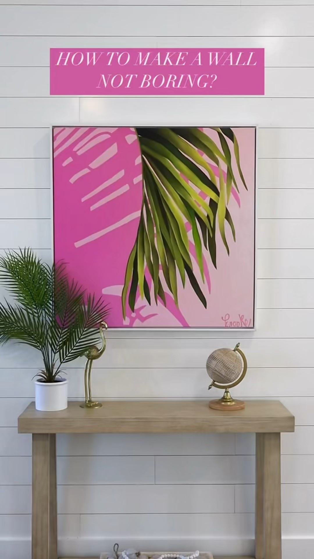We don’t do boring & there’s one way to ensure that a room we design is not boring! That’s by adding a statement piece of artwork from @urbangardenprints by @bybrooke.fineart 🏄🏼‍♀️
 #interiordesign #interiorideas #stylemyhome #houserefresh #beachhouse #homedecor #wallart 