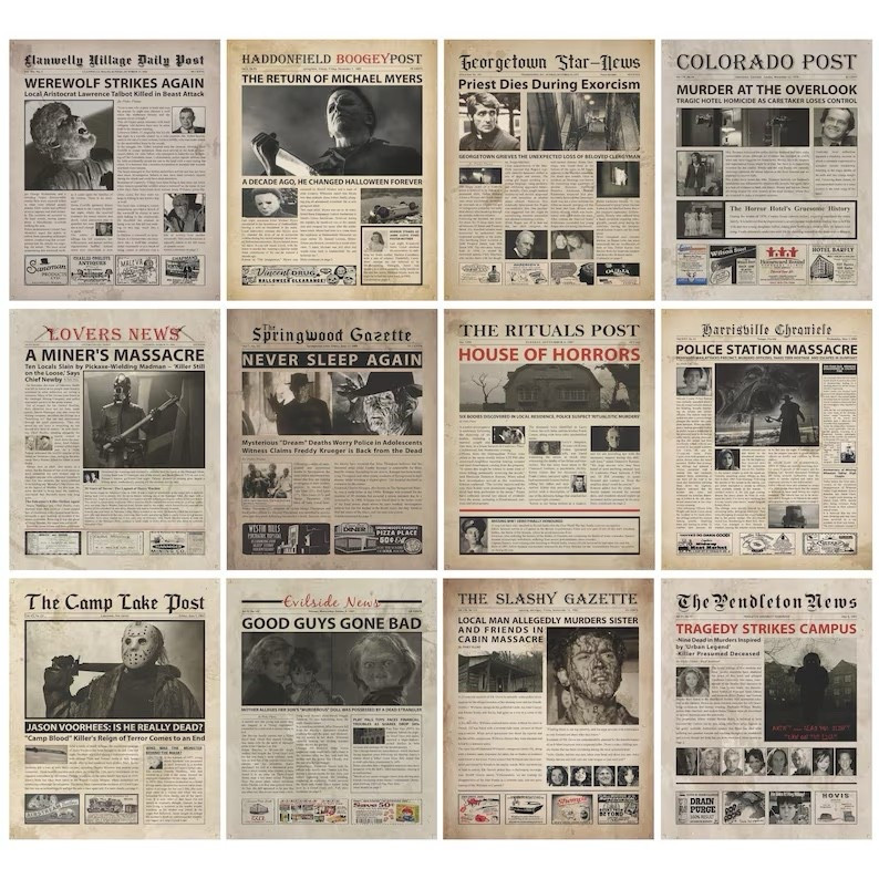 Halloween horror news papers #halloween #fall

#LTKSeasonal #LTKFindsUnder50 #LTKStyleTip