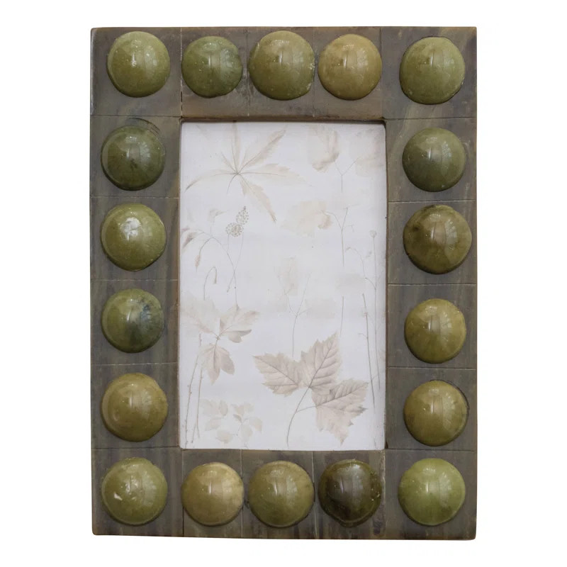 Handmade Marbled Resin Bobbin Photo Frame | Wayfair North America