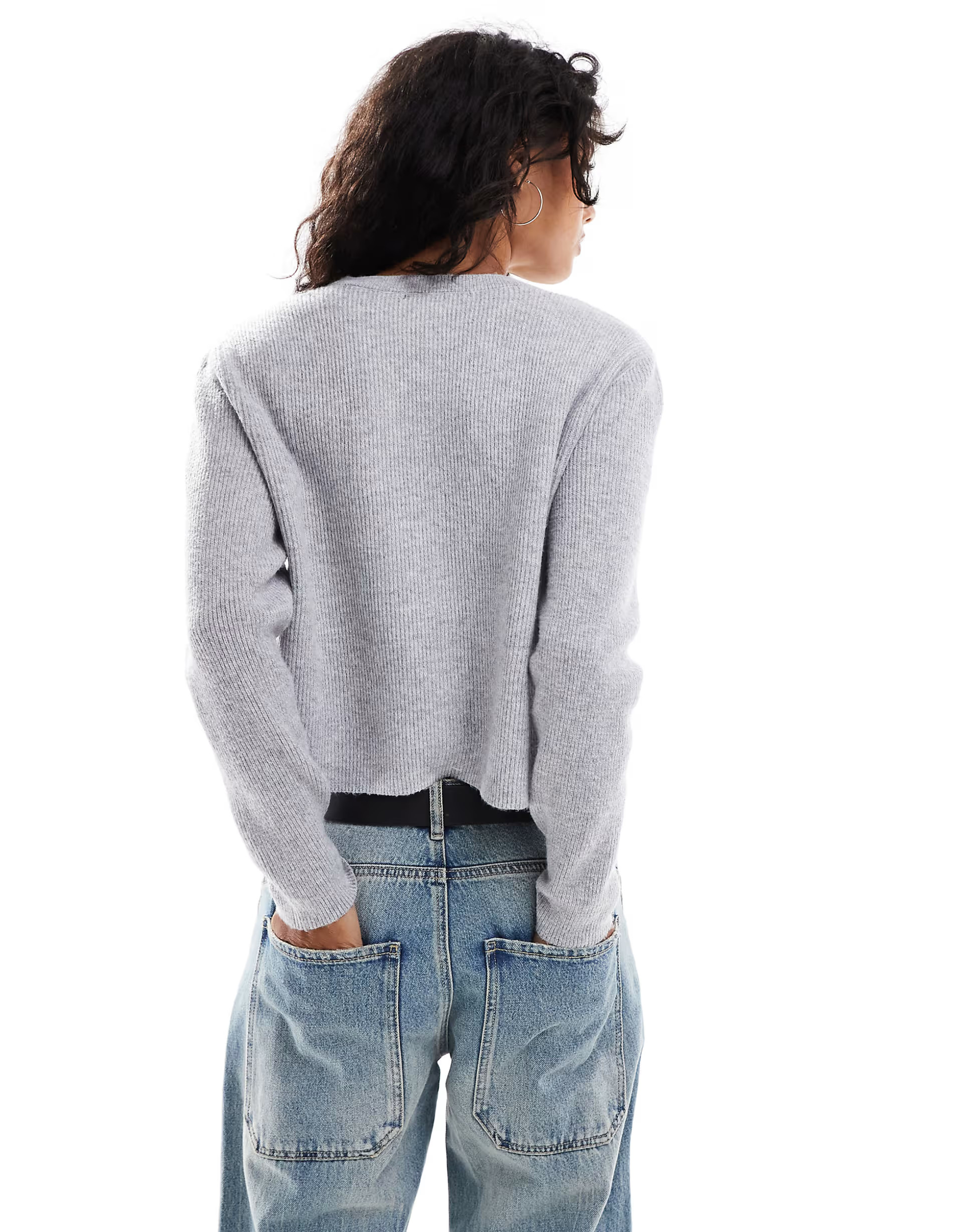 Stradivarius cardigan in grey | ASOS (Global)