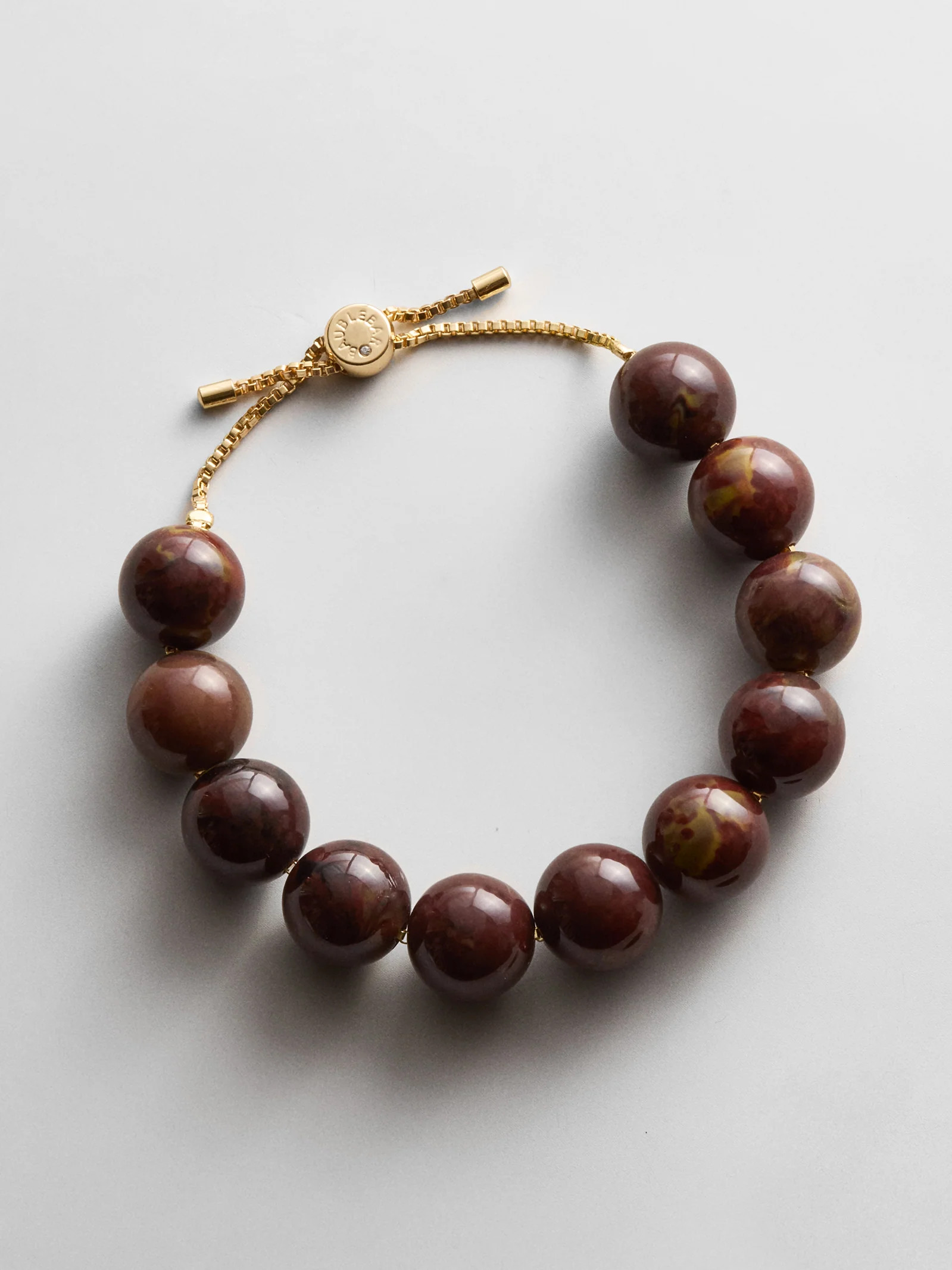 Jane Beaded Bracelet - Chocolate Brown Bead | BaubleBar