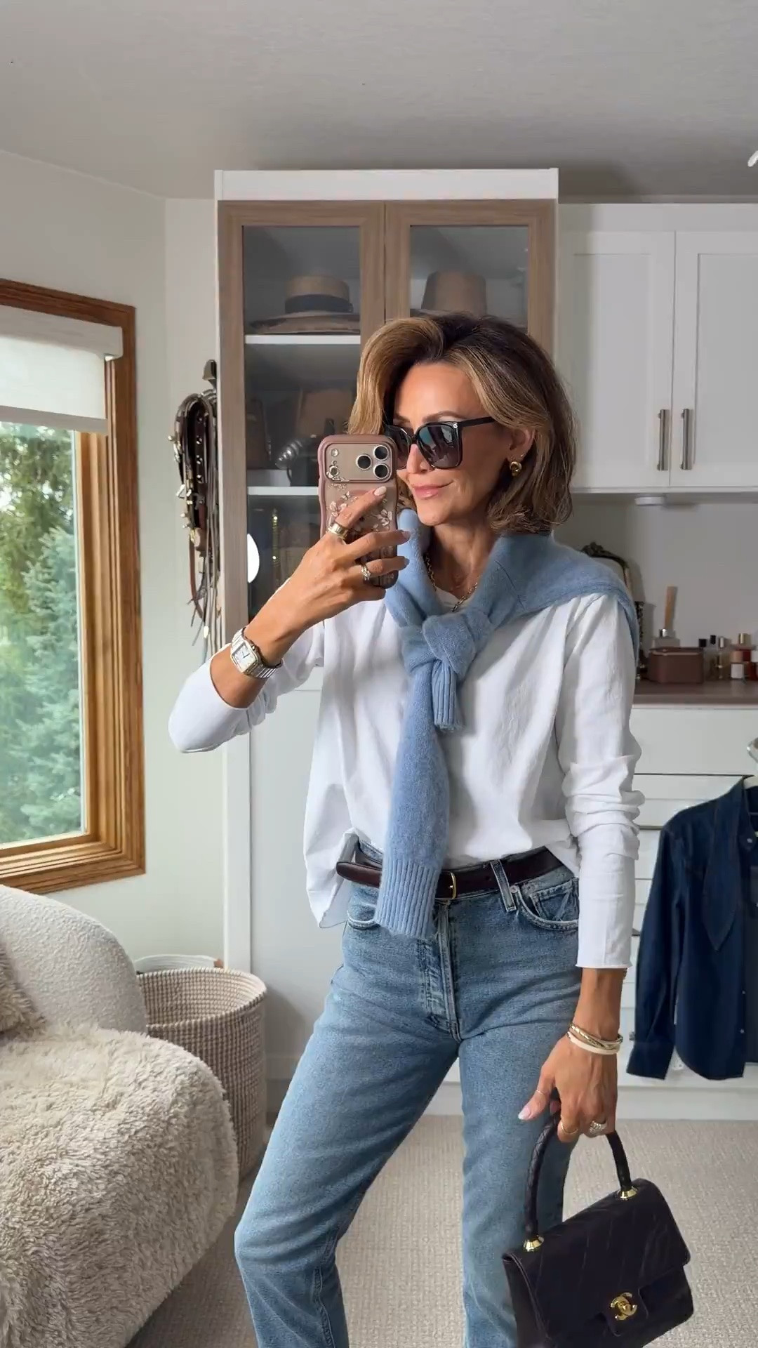 Transitional outfit idea! Perfect for Fall Euro travels, and everyday life! Comfy shoes you can walk all day on them and look out together. 

Jeans 25/TTS, tee and pullover XS (fit slightly oversized) loafers tts

#LTKootd #LTKdayinmylife #LTKgrwm