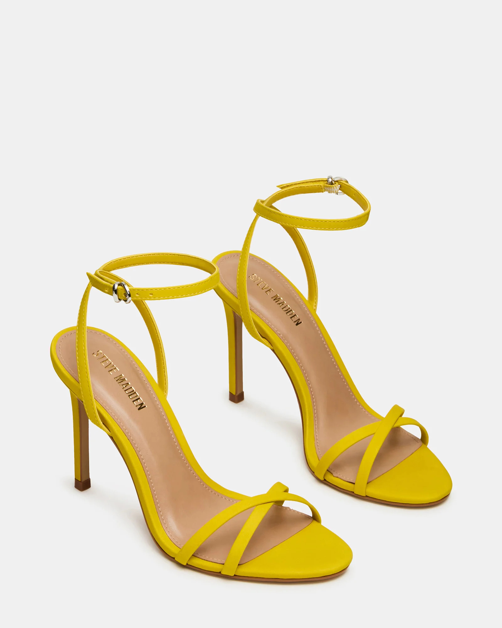 JYPSEY Yellow Strappy Stiletto Women's Heel | Steve Madden (US)