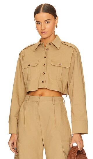 x Marianna Selia Cropped Cargo Shirt | Revolve Clothing (Global)