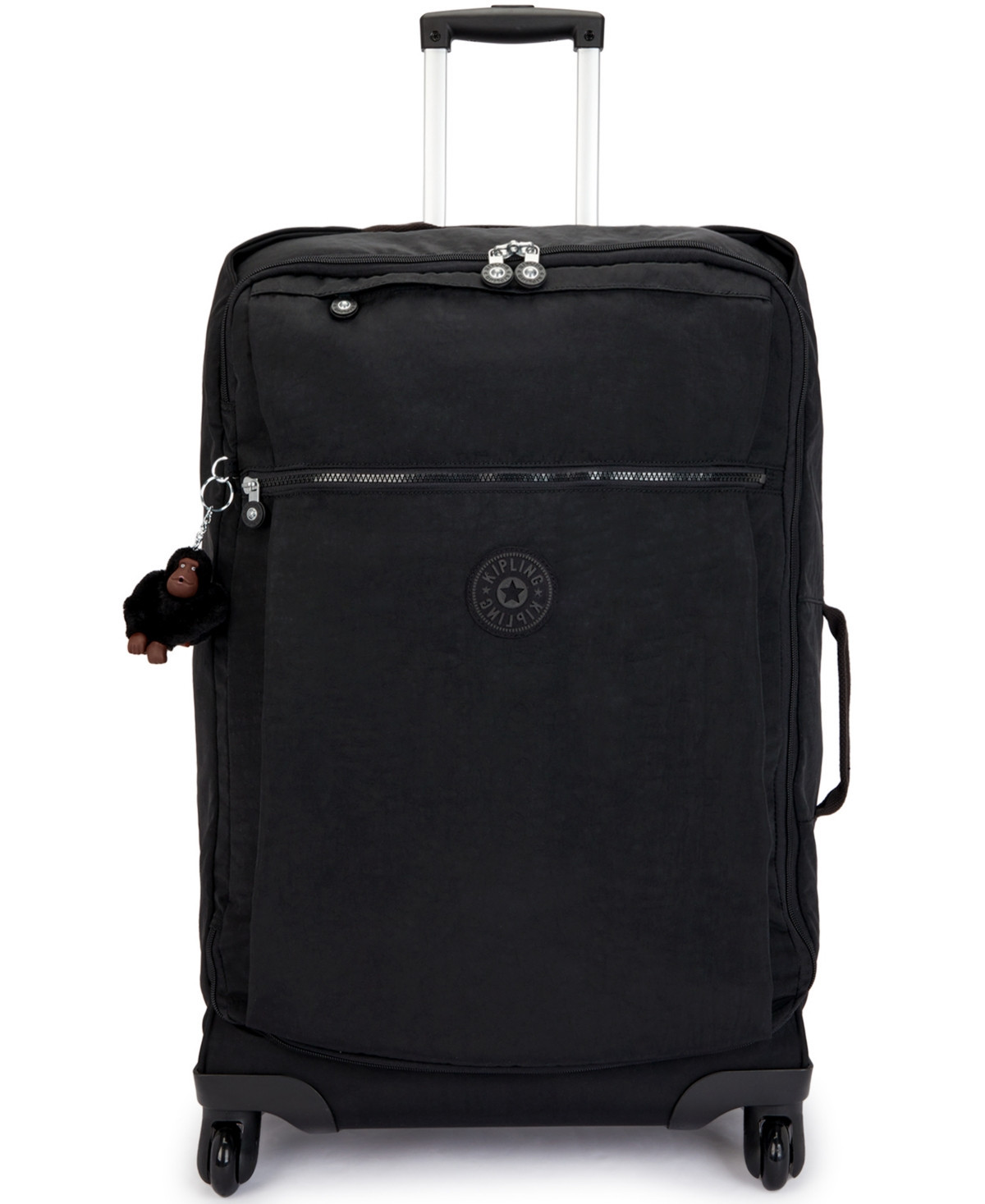 Kipling Darcey Medium Rolling Luggage - Black Tonal | Macy's