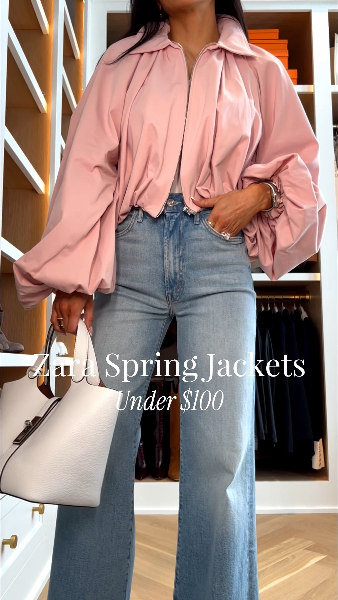 Spring outfit ideas featuring my latest @Zara finds for under 100 that are perfect for that in between weather. I love the cropped trench for a more polished elevated look and the pink bomber jacket for a fun pop of color. Both pair perfectly with my viral Mother jeans that are on sale right now. Also sharing a classic Zara bomber and denim jacket that you can throw over any outfit for an effortless layered look.

Zara cropped trench coat - size XS
Zara pink bomber jacket - size XS
Mother jeans - wearing a 23 runs TTS
Zara bomber jacket - size XS
Zara denim jacket - size XS

miamiamine spring outfit ideas Zara jackets layering outfits cropped trench coat bomber jacket denim jacket Mother jeans sale chic everyday style elevated casual look under 100



#LTKootd #LTKmomlife #LTKSeasonal