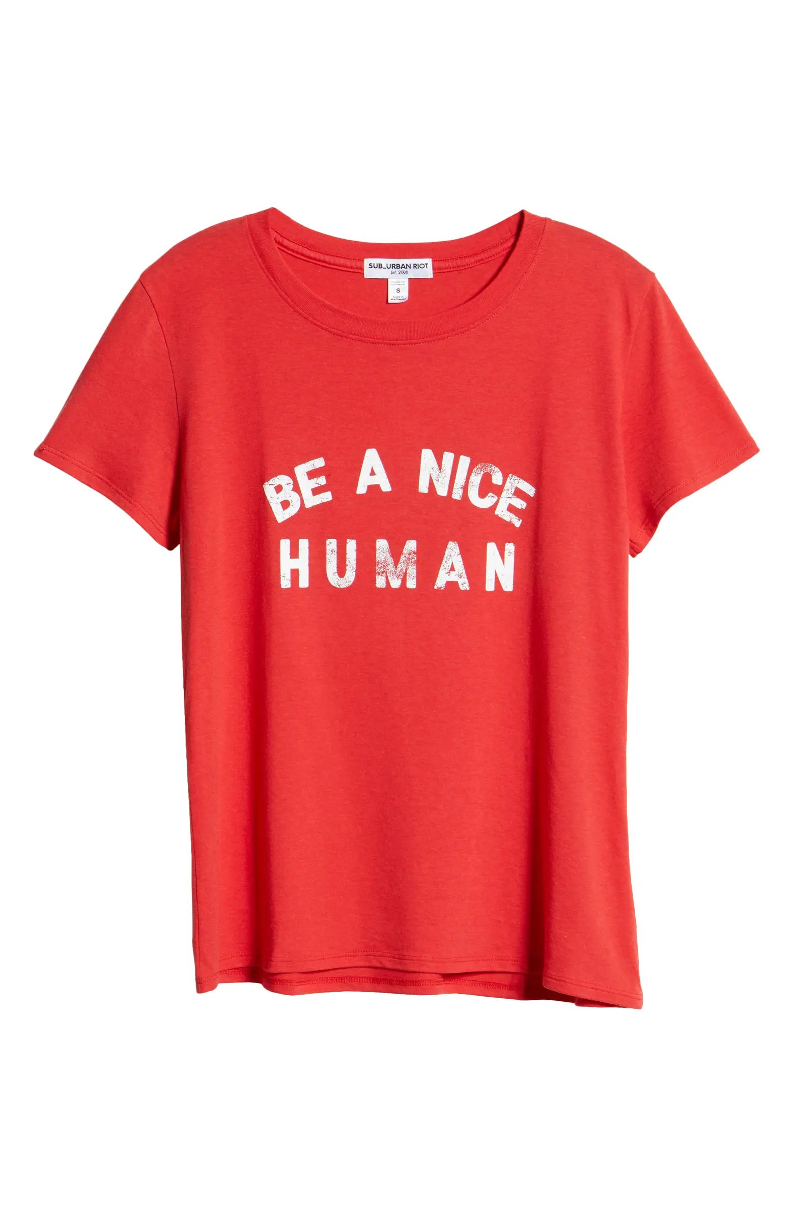 Be a Nice Human Graphic Tee | Nordstrom