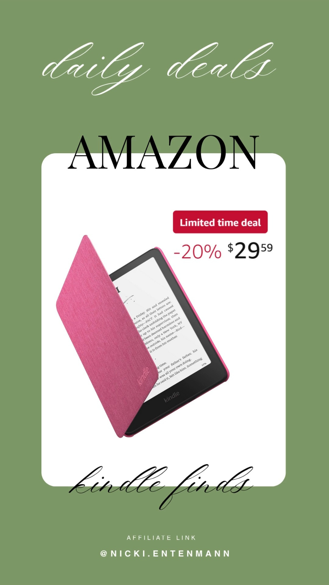 This Amazon Kindle Paperwhite with Kindle Colorsoft case brings cheerful reading and effortless style to everyday stories with modern flair. #AmazonKindle #KindlePaperwhite #ColorsoftCase #ReadingGoals #BookLovers #DailyEssentials #SmartLiving #TechGear #ModernReading #LifestyleFavorites 📚✨🌈
 

 #LTKGiftGuide #LTKSaleAlert #LTKFindsUnder50
