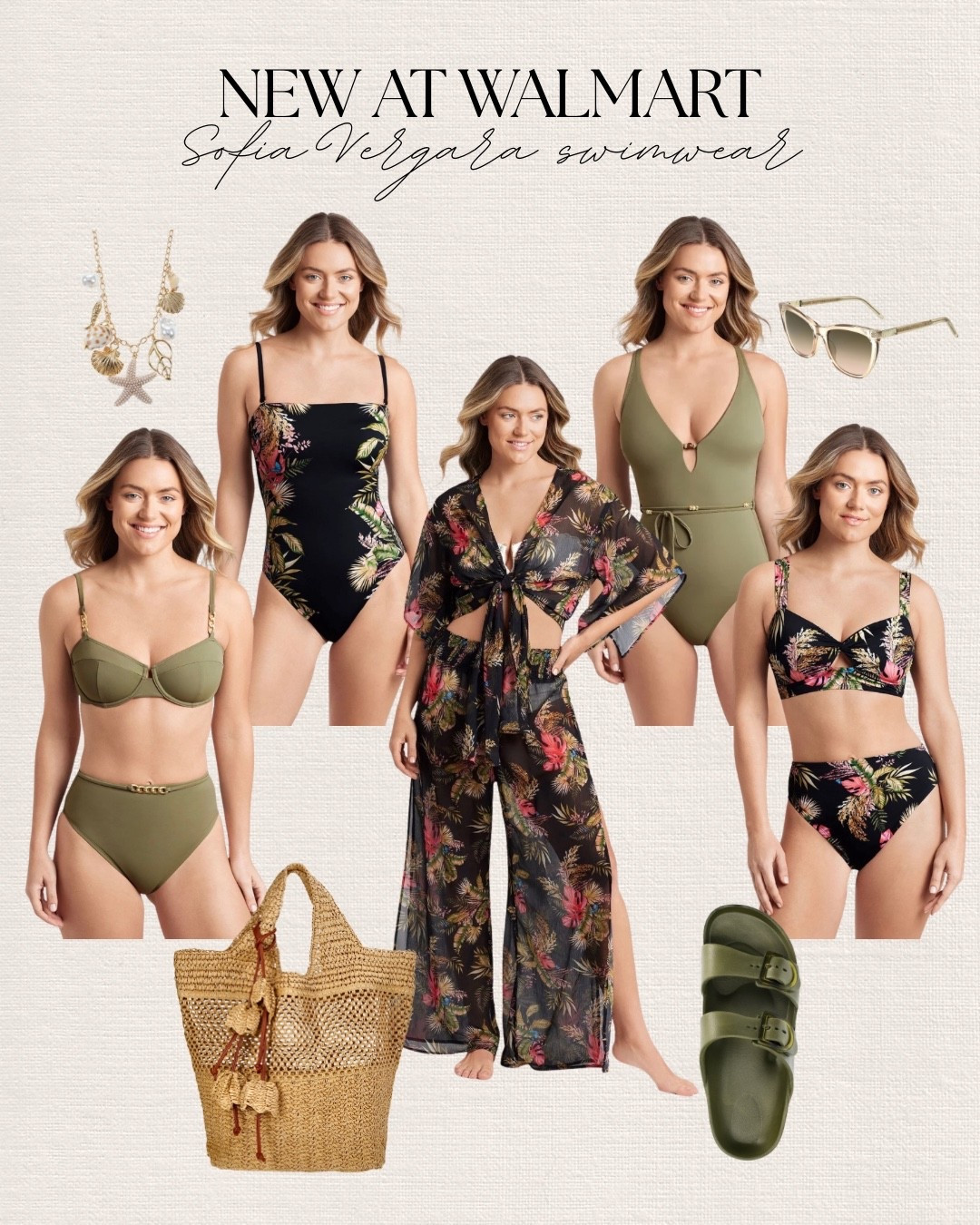 Sofía Vergara just dropped a new swim collection at Walmart and it is giving total resort vibes 😍☀️ So many flattering pieces for summer vacations, pool days, and beach trips!

#LTKmomlife #LTKSeasonal #LTKSwim