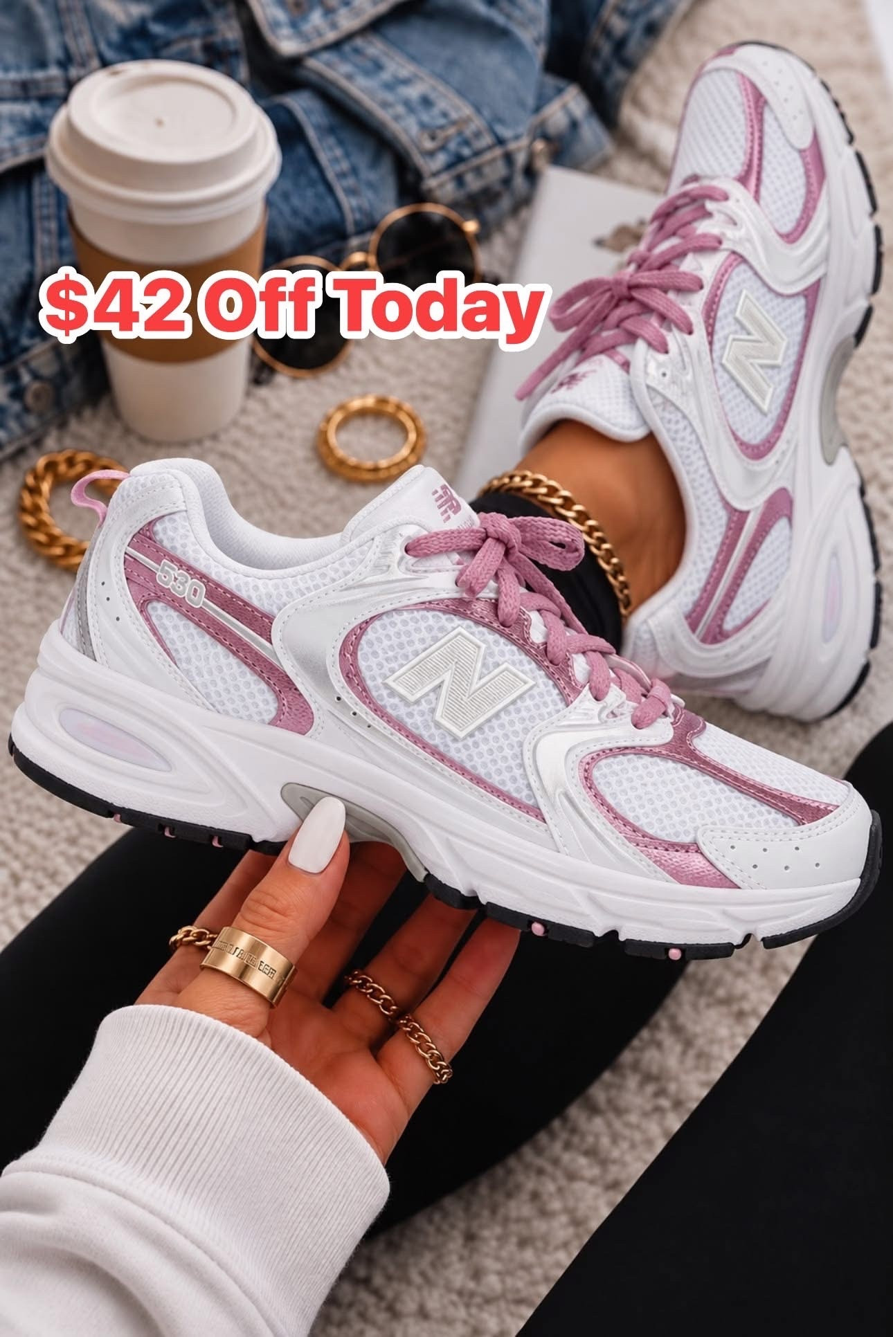 🚨 NEW BALANCE 530 DEAL! 🚨$42 OFF TODAY  

code bonus20

You guys, this is HUGE! These varsity New Balance 530s are already 23% off—and I have a code for an EXTRA 20% OFF! 🤯🔥

That makes them $42 OFF! Such an insanely good price on one of the hottest sneakers! 👟❤️

Comment CODE and I’ll send you the extra 20% off code! 🏃‍♀️💨

#LTKdayinmylife #LTKgrwm #LTKmomlife