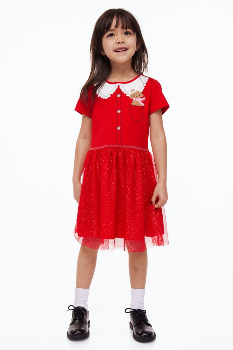 Tulle-skirt Jersey Dress | H&M (US + CA)