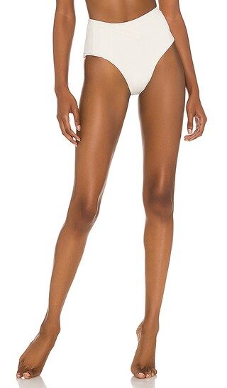 Hunter Bikini Bottom in Cream Snake Texture | Revolve Clothing (Global)