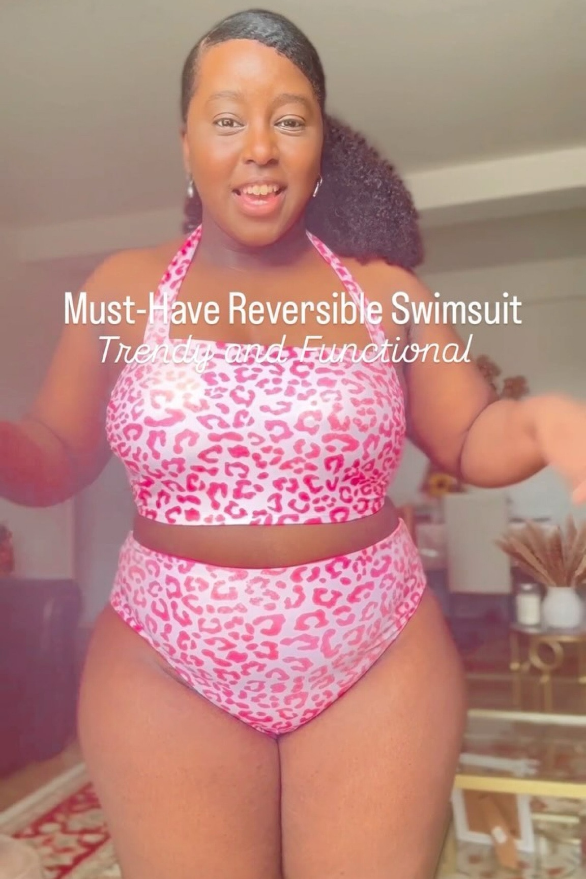 Must-Have Reversible Swimsuit | Trendy and Functional from CUPSHE that offers two stylish looks in one, giving you double the style options. In which I think is really great and one of the reasons why I love this piece ❤️.

The swimwear I’m wearing is there Pink Leopard Square Neck Top & Reversible Bottoms Set. The top is size medium (bra size 36 B/C-34 C/D) and the bottom is a size Large (10/12). The set comes as one for 
$20.99.

You can find it through my LTK Shop link in my Instagram bio or at Cupshe website. They are currently having up to 80% site wide a great opportunity to check them out and see why they are so popular and trending currently. @cupshe 

SummerVibes #FashionInspo #swimfashion