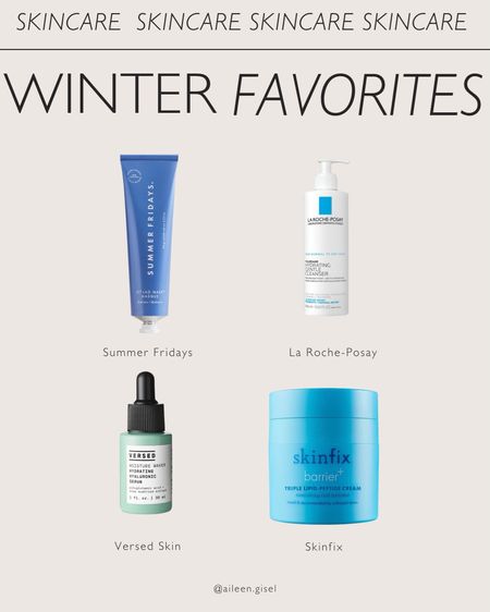 As we transition into spring, these skincare staples are my go-tos for hydrating and repairing my skin barrier after a chilly winter:
• Summer Friday - amazing overnight mask that hydrates and soothe skin
• La Roche Posay - cleanser that doesn’t strip the skin. Big size will last a long time!!
• Versed: a favorite, affordable serum that easily layers over skincare and does not cause pilling
• Skinfix: a true HG!! A rich moisturizer that truly calms the skin and rebuilds the skin barrier. A must for anyone with dry, angry skin, or for a cold weather skin care routine.

And just because we’re technically in spring I still reach for these until mid-April (when the temperatures finally are at a consistent 50s°).

#ultasale #beautysale

#LTKSeasonal #LTKbeauty #LTKfindsunder50