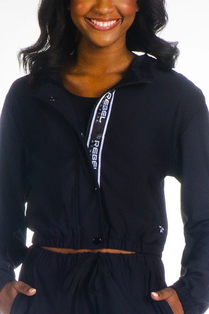 Margot Jacket in Black | Rebel Athletic