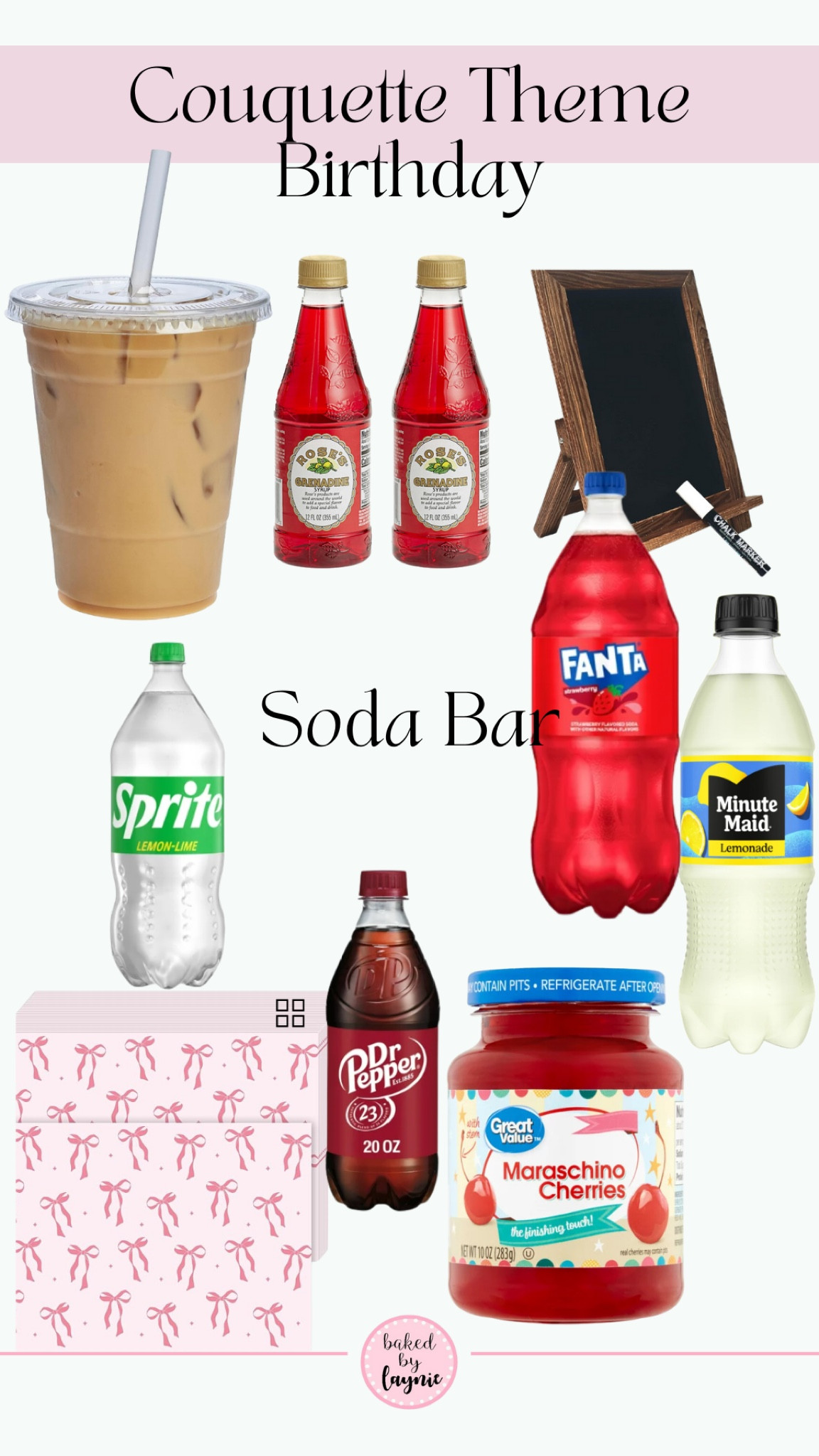 Soda bar, party ideas, tween birthday, hosting a kids party 