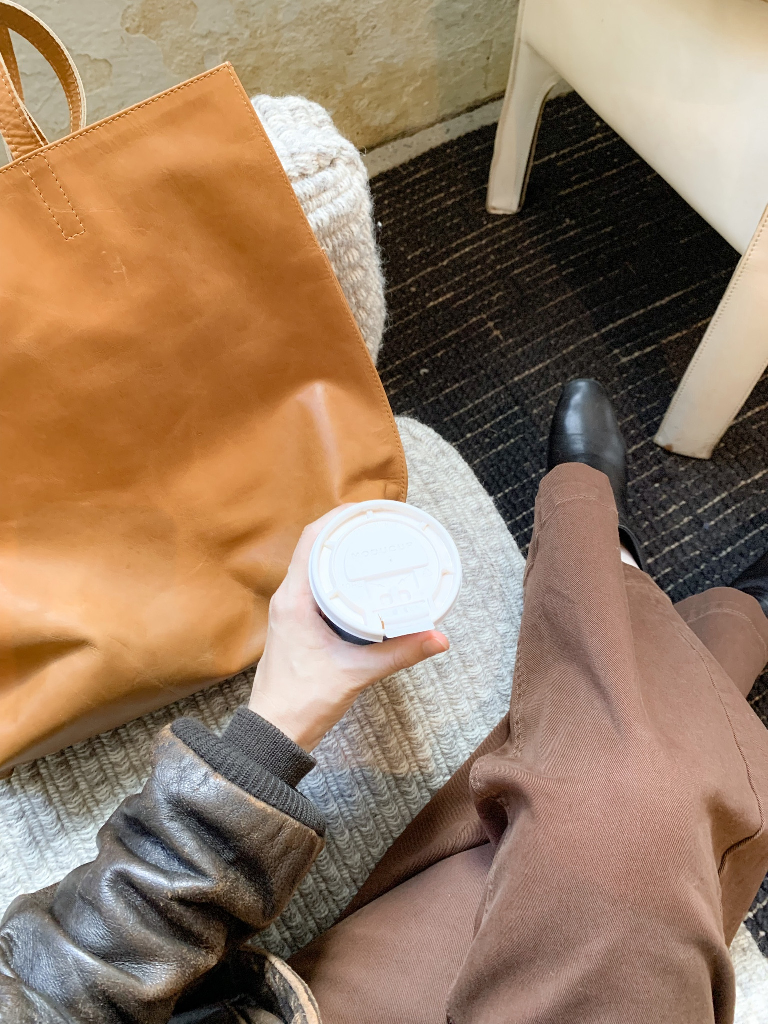 Outfit details during a coffee/work session! 🤎

#LTKstyletip #LTKshoecrush #LTKSeasonal