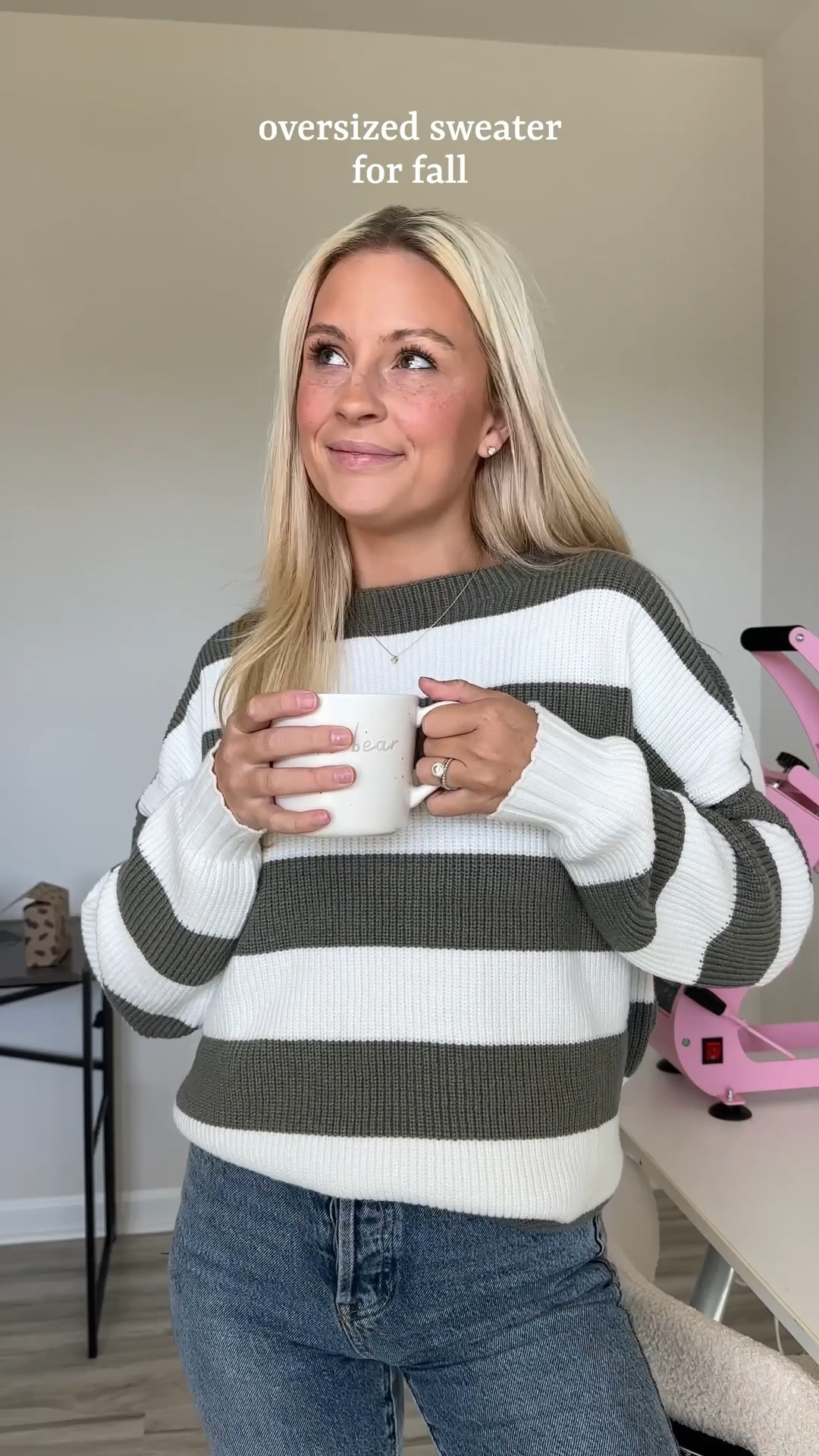 Actually obsessed with this sweater for fall! Super cute tucked in or can be long enough to wear with boots! 

#LTKSeasonal #LTKStyleTip #LTKFindsUnder50