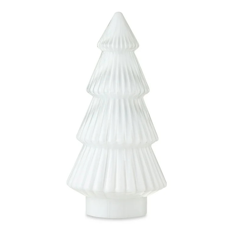 My Texas House Small White Glass Tree Decoration, 8.6" | Walmart (US)
