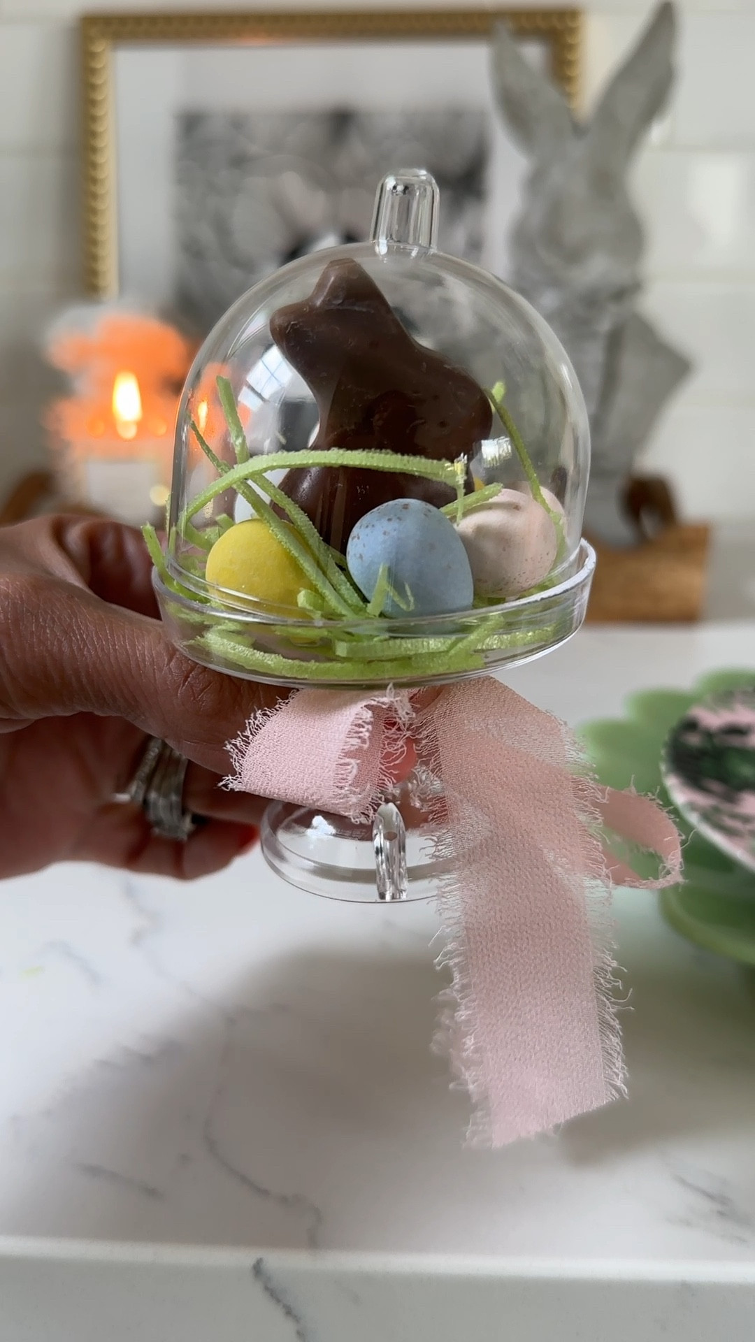 The cutest way to add some magic to your Easter table settings. These mini domes are perfect party favors too  

#LTKSpring 

#LTKSeasonal #LTKParties