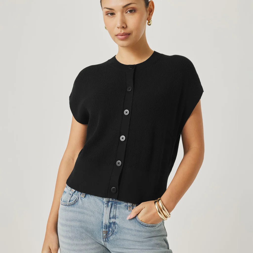 Splendid x @Cellajaneblog Sleeveless Cardi | Splendid