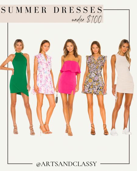 Summer is right around the corner and these summer dresses are both stylish and budget-friendly. These looks from Revolve can easily be dressed up or down!

#LTKSeasonal #LTKunder100 #LTKstyletip
