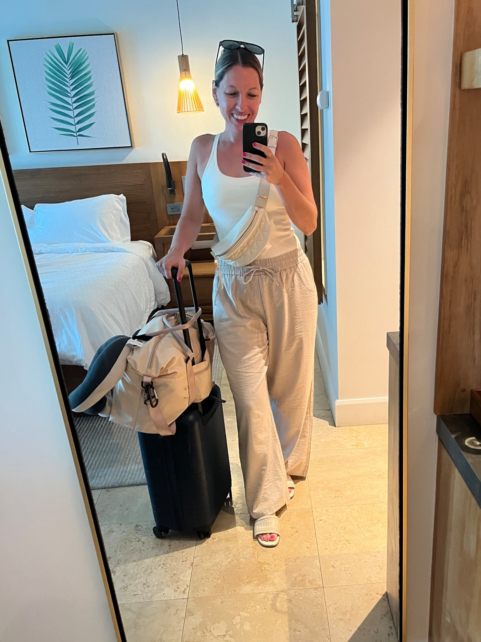 Travel day! Outfit from Amazon.
Tank top large 
Pants large

#LTKTravel #LTKFindsUnder50