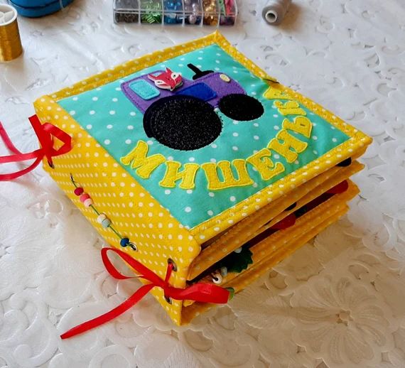 Montessori felt book,Montessori toys for toddler,soft felt personalized gift for kid,baby develop... | Etsy (US)