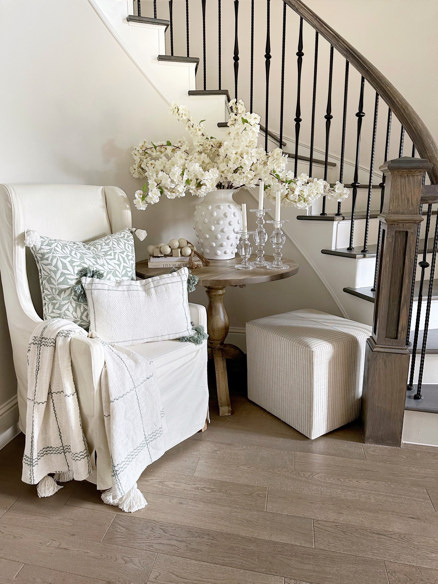 New spring pillows from Walmart 
My Texas House 
Entryway decor 

#LTKSeasonal #LTKFind #LTKhome