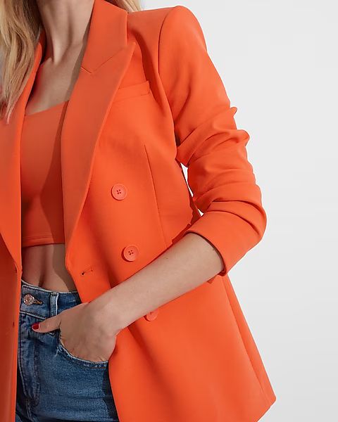 Conscious Edit Double Breasted Blazer | Express