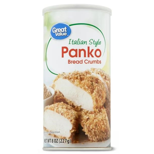 Great Value Italian Style Panko Bread Crumbs, 8 oz - Walmart.com | Walmart (US)