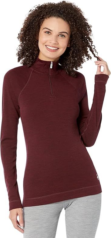 Smartwool Women’s Base Layer Top - Merino 250 Wool Active 1/4 Zip Outerwear | Amazon (US)