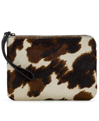 Cassini Calf Hair Wristlet | Macy's