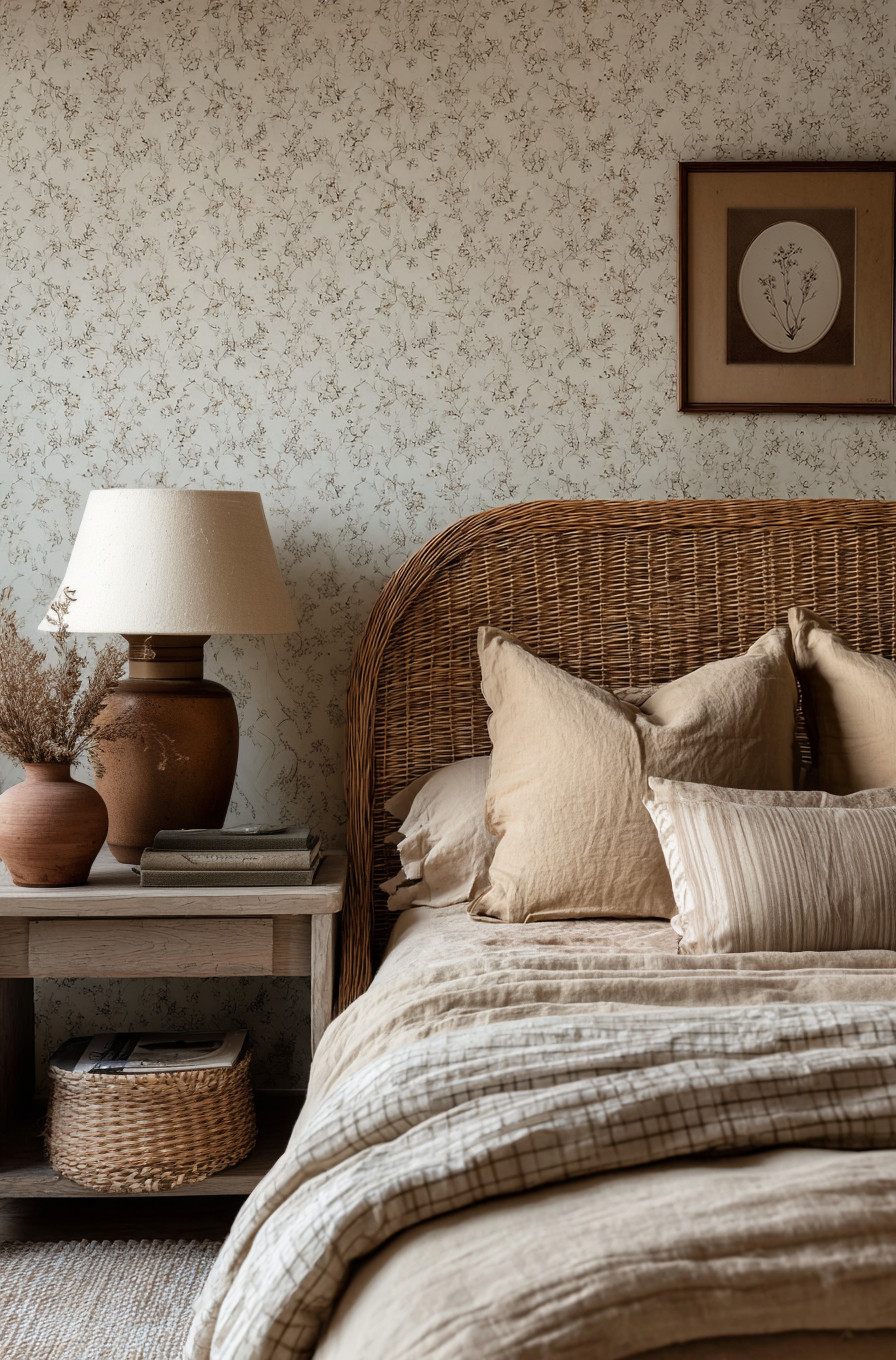 Soft layers, warm neutrals, and vintage textures 🤍
This bedroom moment is all about cozy, collected charm — woven details, linen bedding, and timeless florals that make slowing down feel effortless. A space that feels lived-in, calm, and perfectly undone.
.
.
.
#ltkhome #ltkbedroom #ltkdecor #cozyhome #neutralhome #vintagehome #cottagebedroom #englishcottage #eurohome #warmneutrals #layeredhome #bedroominspo #interiorinspo #homedecor #woventextures #linenbedding #neutraldecor #collectedhome #timelessstyle #classicinteriors #calmhome #slowliving #softlayers #vintagedecor #cozyvibes #aestheticinteriors #homesweethome #bedroomdecor #neutralpalette 

 #LTKmomlife #LTKSaleAlert #LTKFindsUnder100