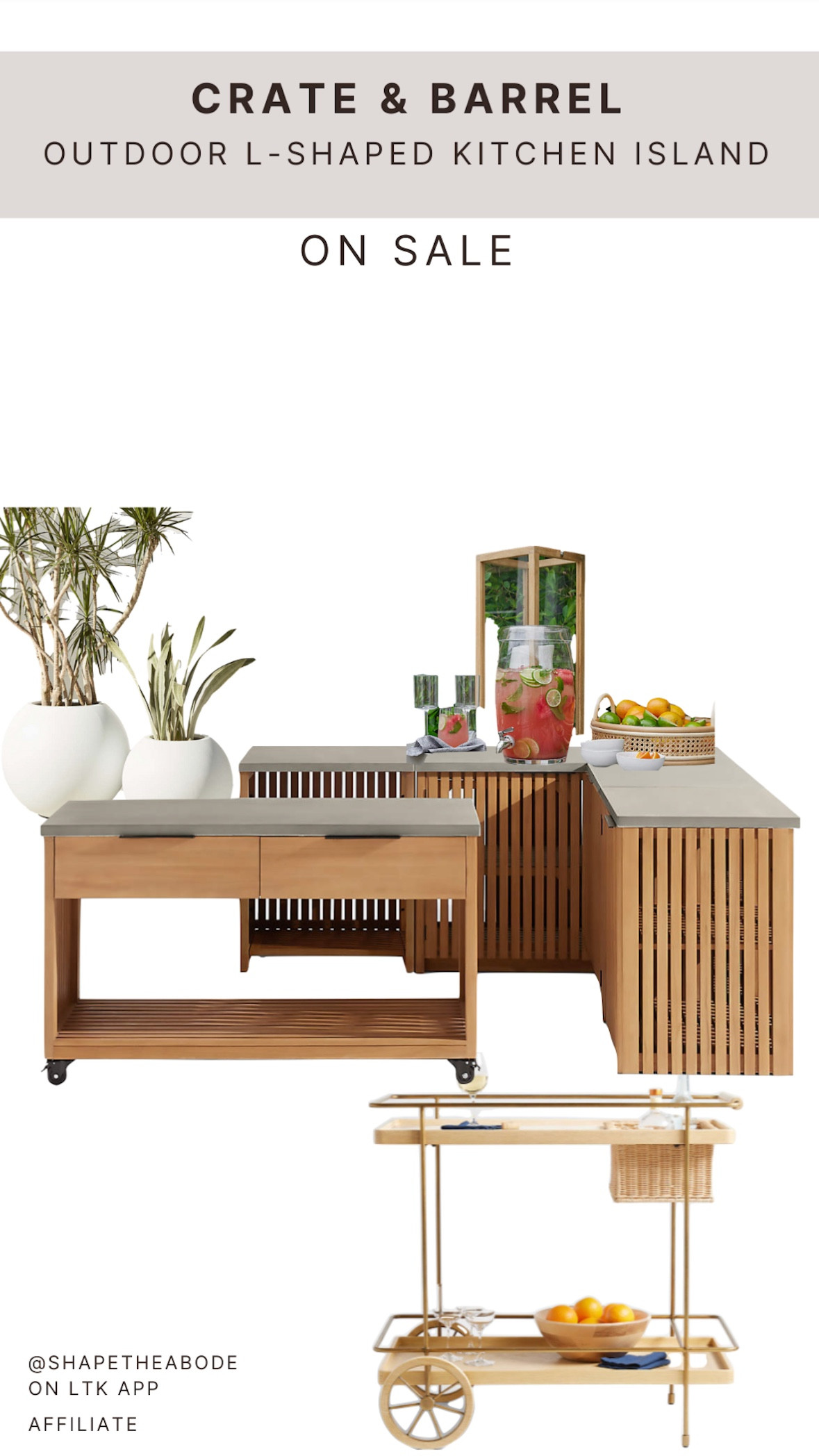 Outdoor kitchen island set on sale

#LTKHome #LTKSaleAlert #LTKFallSale