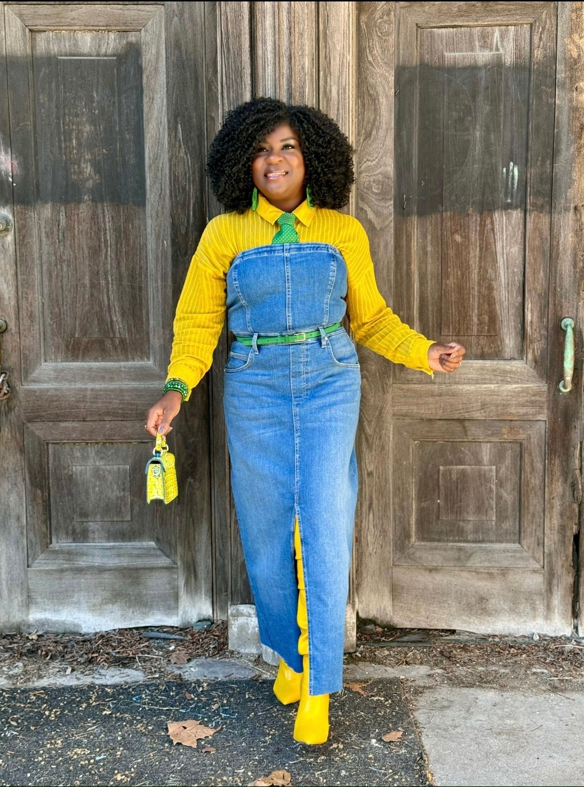 Spring OOTD. The denim dress is from Anthropologie and the shirt & boots are from Amazon. 

#LTKSeasonal #LTKootd #LTKdayinmylife