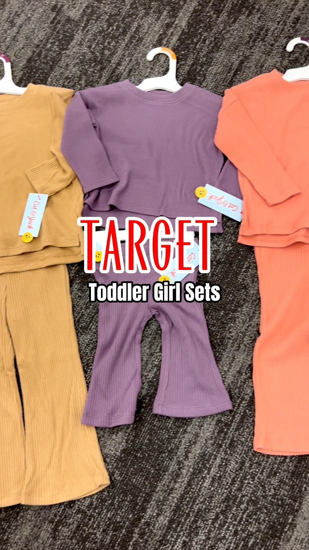 🔴⚪️TARGET⚪️🔴
Cat and Jack toddler girls cozy ribbed sets. Such soft material! Comes in 3 different colors. Great for back to school and fall🍁 Sizes 12M-5T. Available online and in-store.

#target #catandjack #girlsoutfits

#LTKBaby #LTKFamily #LTKKids