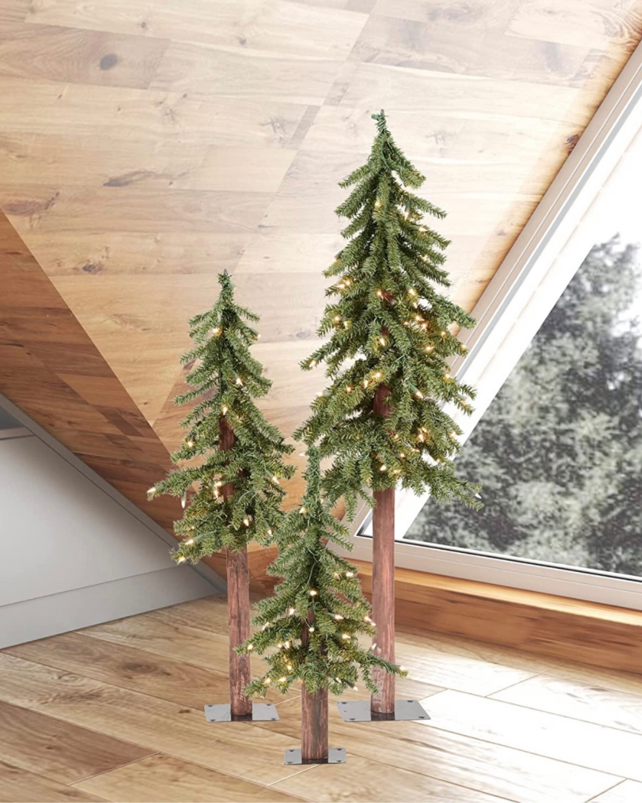 Set of 3 mini trees.. these will sell out!! I have them all over my house over the holidays! 🎄

#LTKHolidaySale #LTKSeasonal #LTKHoliday
