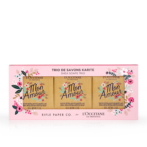 Rifle Paper Co. for L'OCCITANE Shea Soaps Trio | L'Occitane (US)