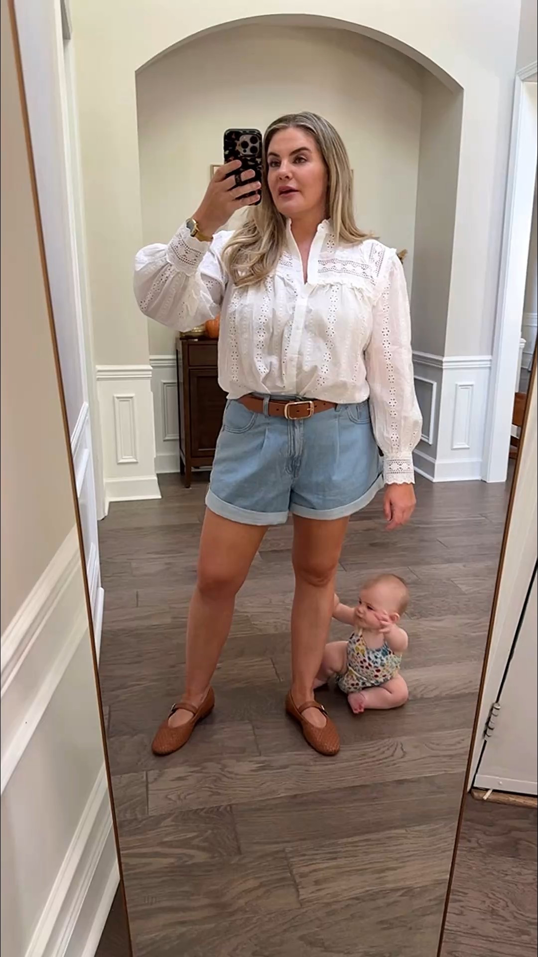 White eyelet top, jean shirts, preppy, casual, Mary Jane’s 

#LTKFindsUnder100 #LTKMidsize #LTKFallSale

#LTKFindsUnder100 #LTKFindsUnder50 #LTKSeasonal