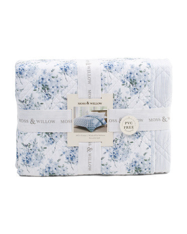 Floral Reversible Quilt | Polyester/Cotton | Marshalls